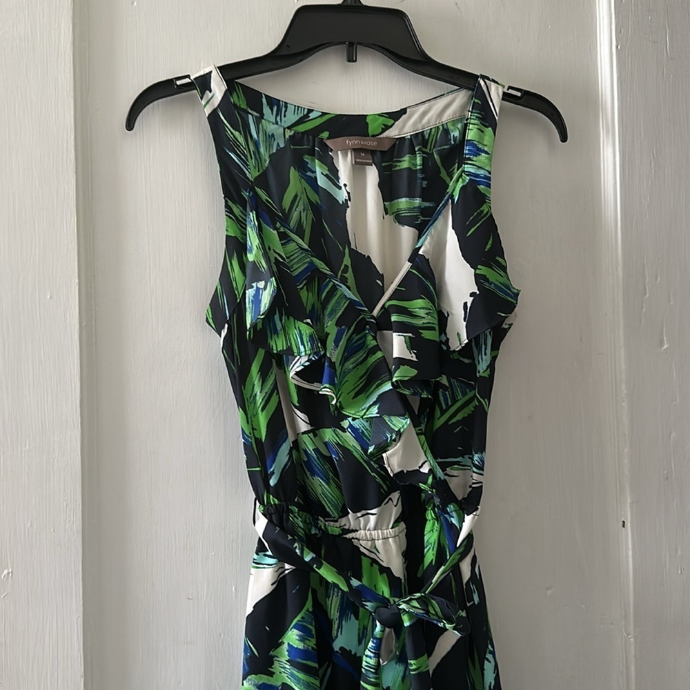 Anthropologie Fynn & Rose Tropical Boho Sleeveless Dress - Picture 2 of 6